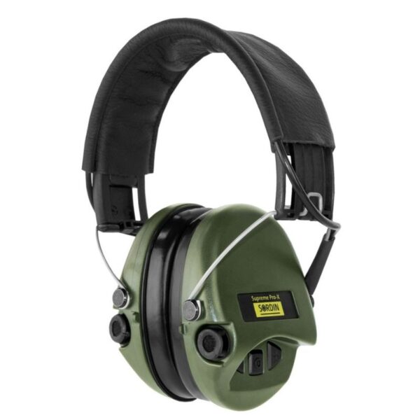 Słuchawki SORDIN Supreme PRO-X Leather - aktywne ochronniki słuchu