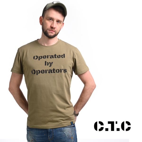 Koszulka męska C.T.C "OPERATED" khaki