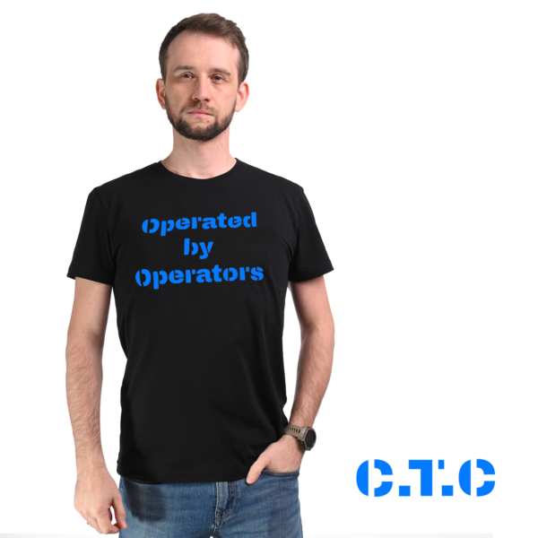 Koszulka męska C.T.C "OPERATED" HTL czarna