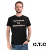 Koszulka męska C.T.C "OPERATED" czarna