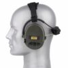 Sordin - ŻELOWE Aktywne ochronniki słuchu podhełmowe SUPREME PRO-X-NECKBAND ranger green