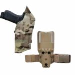 SAFARILAND ZESTAW PROSHOP 11 KABURA RDS DO GLOCKA19,QLS/LEG STRAP, MULTICAM