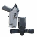 SAFARILAND ZESTAW PROSHOP 03 KABURA RDS DO GLOCKA 17,QLS/LEG STRAP, WOLFGREY