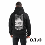 BLUZA męska z kapturem "CTC OPERATED" czarna chariot