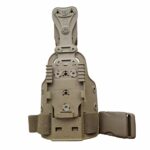 Panel udowy SAFARILAND z jednym paskiem, TAN FDE, QUICK KIT 22