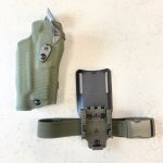 SAFARILAND ZESTAW PROSHOP RDS SIG SAUER P320 4.7" QLS/LEG STRAP,RANGER GREEN